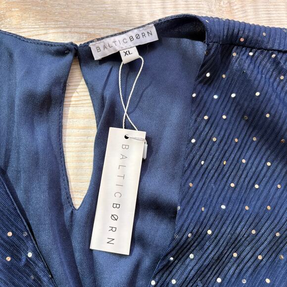 New Baltic Born Grace Sparkle Gown | Navy Size XL - Picture 3 of 7